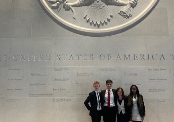 Winners of the Frankly Speaking Debate Competition at the US Embassy