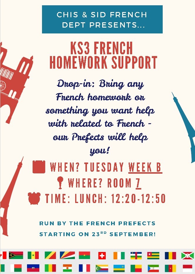 Ks3 french homework support 2025