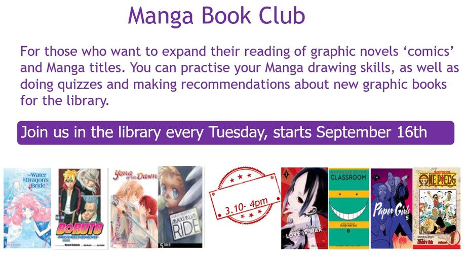 Manga book club 2025