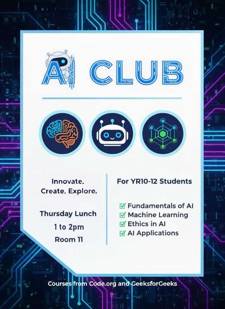 Ai club poster
