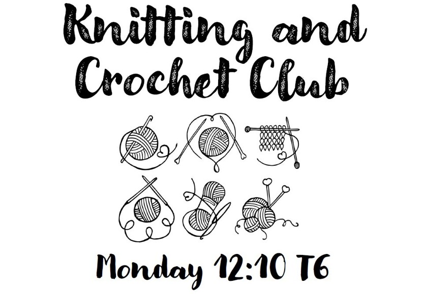 Knitting and crochet club